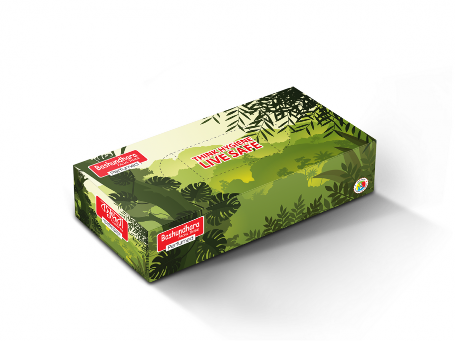 Bashundhara Facial Tissue (30 pcs X 2 ply, Perfumed) 2022