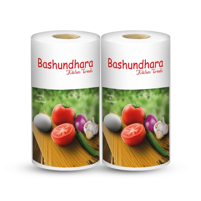 Bashundhara Kitchen Towels 2 Pcs Savings Pack